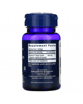 Life Extension, Масло семян черного тмина, 60 жевательных капсул